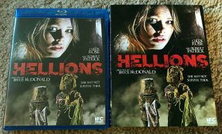 Hellions Blu Ray With Rare Oop Slipcover Ifc Midnight Scream Factory