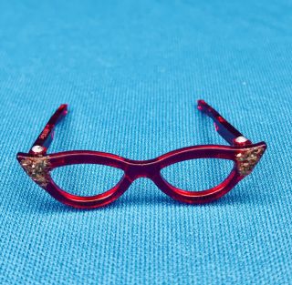 Vintage Tammy Doll Red Cat Eye Sunglasses Glasses