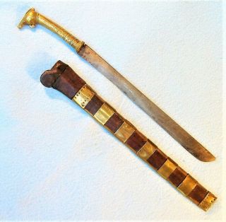 Rare Old Antique Dagger Of The Nias (indonesia) " Si Euli " / Keris Sword