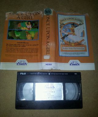 Once Upon A Girl Vhs Pal Eng Speaking With Hebrew Subtitles Rare