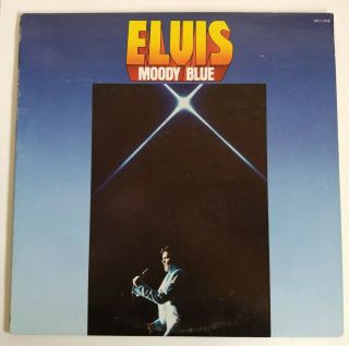 Elvis Presley - Moody Blue (1977,  Lp) Rare Black Vinyl - Afl1 - 2428 Vg,