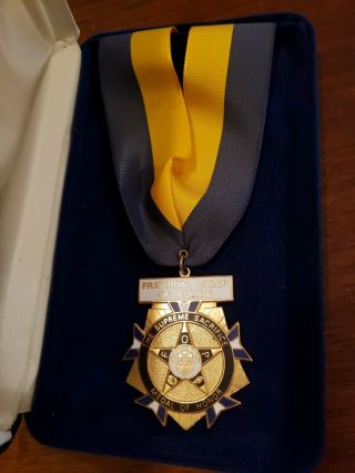 Rare Fraternal Order Police Medal Of Honor Supreme Sacrifice