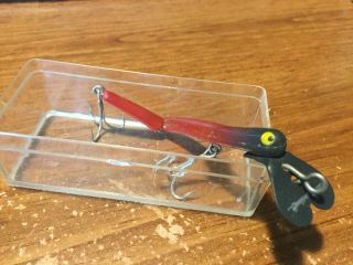 Vintage Whopper Stopper 3 - 1/2 " Jointed Lizard Lure Marked Lip Nib Usa Made