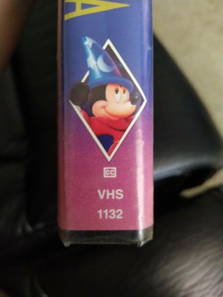 Walt Disney ' s Masterpiece Fantasia VHS TAPE very rare Collector ' s item 3