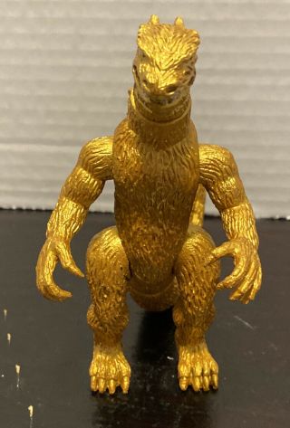 Rare Gold 4.  25” Godzilla Figure 2