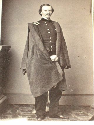 Rare Full Standing Cdv Civil War General Joseph Jackson Bartlett Crisp