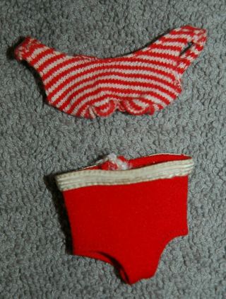 Vintage Mattel Skipper/scooter Doll Swimsuit 1040 Tagged