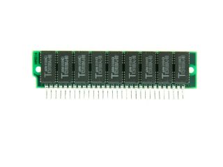 Rare Sipp Memory Stick 30 - Pin 1mb Vintage Ram - 8 - 80 Speed 9chip 1024k