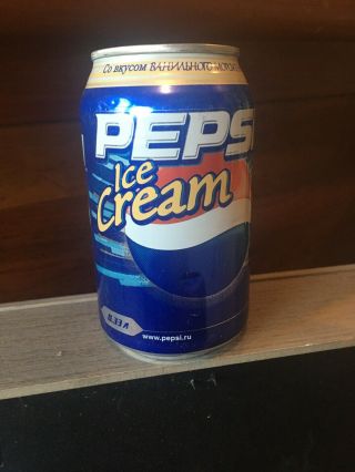 Pepsi Ice Cream Can / Russia - Rare