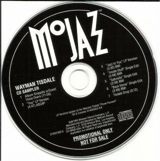 Wayman Tisdale Rare Sampler W/ Rare Edits & Id Drop Promo Dj Cd Single 1995