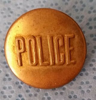 Antique Chicago Police Coat Button