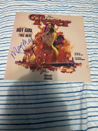 Megan Thee Stallion Hand Signed 12x12 Photo Rapper Autographed Authentic Rare
