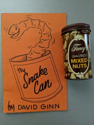 Rare Magic Book The Snake Can By David Ginn Conjuring Tricks And Snake Can