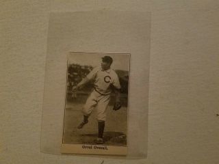 Orval Overall Chicago Cubs 1907 Reach Black Border Very Rare