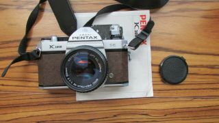 Pentax K1000 Se (special Edition) Rare Brown Leatherette Camera Body