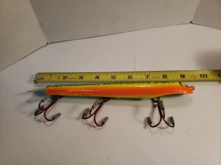 Suick Red Hot 9 " Firetiger Musky/pike Fishing Lure With 3d Eye