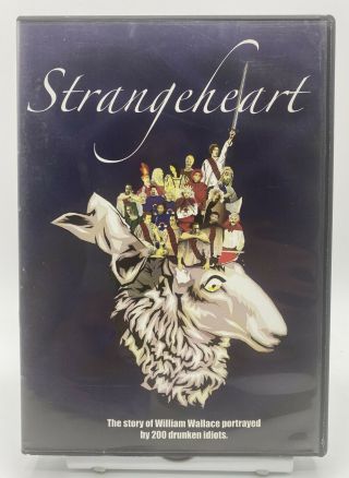 Strangeheart Dvd,  2003 The Story Of William Wallace 200 Drunken Idiots Very Rare