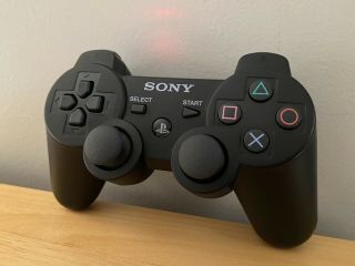 Playstation 3 Ps3 Controller Black Dualshock 3 (rarely)