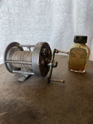 Rare Vintage Pflueger Supreme Fishing Reel Made In The Usa With Pfluger Reel Oil