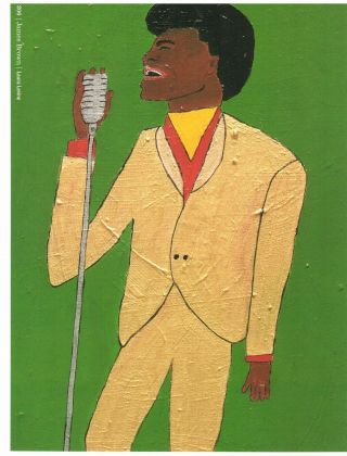 Vintage - James Brown Book Plate 9x12: - - By Laura Levine