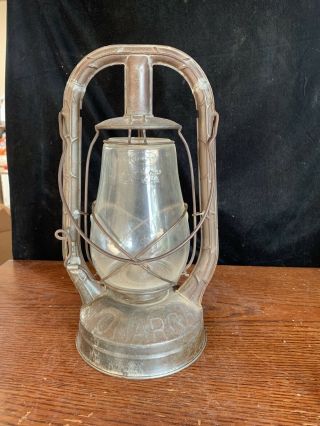 Antique Vintage Dietz Monarch Lantern Oil Lamp Ny Usa 14 " Tall