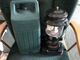 Vintage Coleman 288 Two Mantle Gas Lantern W/ Storage Case And Mantles 5/98 Nr