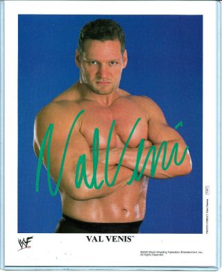 Wwe Val Venis P - 637 Hand Signed Autographed 8x10 Promo Photo With Very Rare