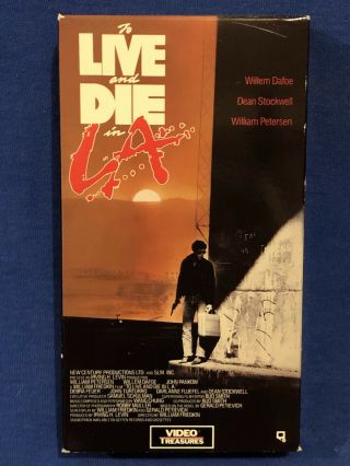 To Live And Die In L.  A.  Vhs Rare