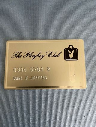 Rare Playboy Club 1970 And 80 ' s vintage metal Key card and 4 Others (5 Total) 3