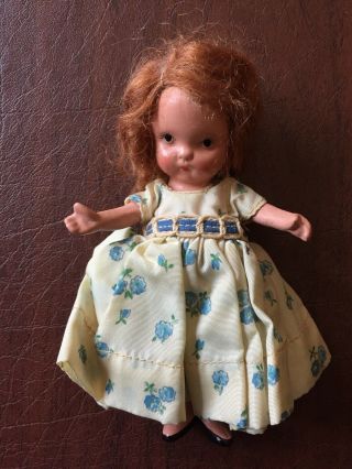 Vintage Nancy Ann Storybook Doll With Jointed Arms And Legs