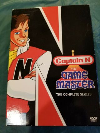 Captain N The Game Master Complete Series Dvd Oop Rare Nintendo
