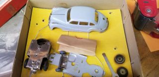 Dux 1950s Rare Tin Wind Up Toy Car Germany 60d Car Auto - Dux