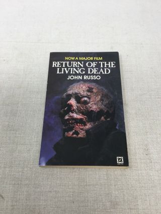 John A Russo Rare Paperback Return Of The Living Dead Novel