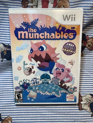 The Munchables Complete Cib Nintendo Wii Rare Bandai Namco