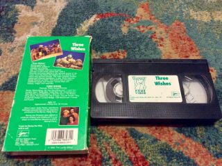 BARNEY “THREE WISHES” VHS 1992 LYONS GROUP Good RARE 2