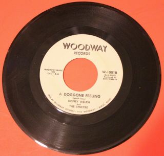 Honey Welch & The Spectre " A Doggone Feeling " Very Rare Rockabilly On Woodway Nm