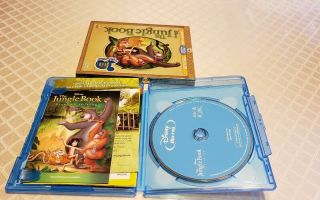 Rare Oop Disney The Jungle Book Diamond Edition Blu Ray & Dvd Animated Movie