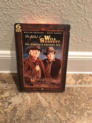 The Guns Of Will Sonnett Complete Series 5 Dvd Set Seasons 1,  2 Rare Oop