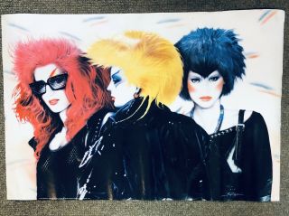 Syd Brak Vintage 80’s Punk Rock Poster Queens Of The Road Artwork Athena