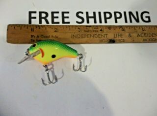 Vintage Bagley Killer B1 Fishing Lure Great Color And Condtion Tackle Box Find