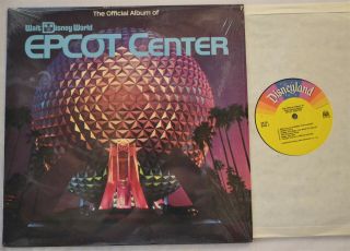 The Official Album Of Epcot Center Lp Rare Walt Disney World Exclusive -