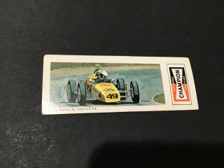 1973 Nabisco Sugar Daddy Speedway Card 25 Rare Formula Vee
