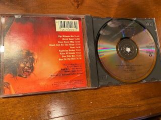 OZZY OSBOURNE THE ULTIMATE SIN 1986 - RARE CD USA 1ST PRESSING 3