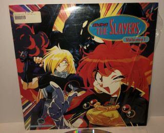 The Slayers Volume 1 Laserdisc (Anime,  1996) Rare 90s Anime Vintage 2