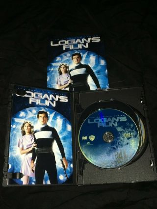 Logans Run The Complete Series DVD,  Movie RARE OOP SCI FI 1977 3