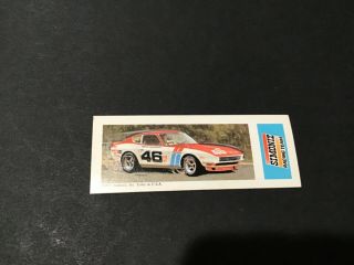 1973 Nabisco Sugar Daddy Speedway Card 18 Rare C - Production