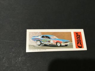 1973 Nabisco Sugar Daddy Speedway Card 14 Rare Funny Car