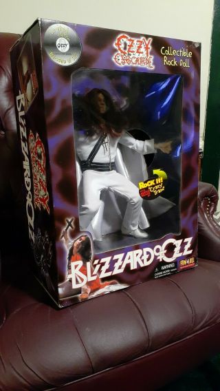 Ozzy Osbourne Blizzard Of Ozz 18 " Collectible Rock Doll Figure Rare