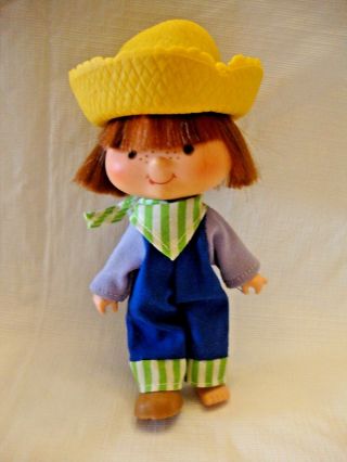 Vintage 1980s Huckleberry Pie Strawberry Shortcake Doll With Clothes - One Shoe