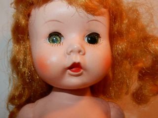 Vintage R&b Arranbee Littlest Angel Doll In Polka Dot Romper Full Dress 1950s